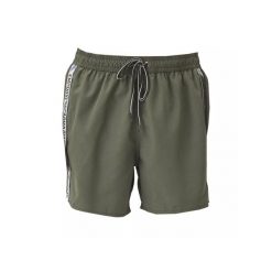 Bokserki pływackie Mężczyzna EMPORIO ARMANI CONNECTED Swimwear. Zielone bokserki męskie EA7, bez wzorów, ze skóry. Za 208.60 zł.