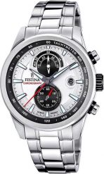 Zegarek męski Festina F20694-1 srebrny. Szare zegarki męskie Festina, bez wzorów, srebrne. Za 898.66 zł.