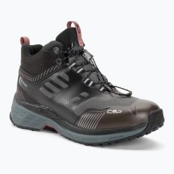 Buty trekkingowe damskie CMP Pohlarys Mid Wp. Czarne obuwie trekkingowe damskie CMP, bez zapięcia. Za 359.99 zł.