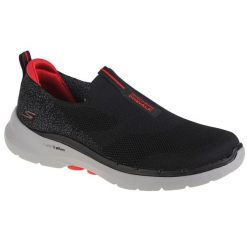 Buty sportowe Sneakersy męskie, Skechers Go Walk 6. Brązowe buty sportowe męskie Skechers, bez wzorów, bez zapięcia, trekkingowe. Za 461.90 zł.