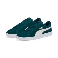 Buty do chodzenia męskie Puma SMASH V2. Białe buty sportowe męskie Puma, bez wzorów, bez zapięcia, trekkingowe. W wyprzedaży za 219.00 zł.