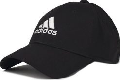 Adidas Czapka z daszkiem damska adidas Embroidered Logo Lightweight Baseball czarna OSFW IB3244. Czarne czapki damskie Adidas, bez wzorów. Za 70.33 zł.