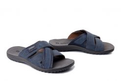 INBLU FN-114 004 granatowy, klapki męskie. Niebieskie klapki męskie Inblu, bez wzorów, bez zapięcia. Za 86.99 zł.