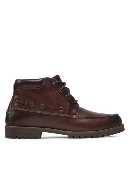 Lasocki Trzewiki MI07-B261-B97-02 Brązowy. Brązowe botki męskie Lasocki, bez wzorów, ze skóry, bez obcasa, bez zapięcia. Za 199.99 zł.