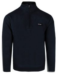 Wygodna Bluza - Pako Jeans - Rozpinany Kołnierz - Granatowa. Niebieskie bluzy męskie Pako Jeans, l, bez wzorów, z bawełny, bez ramiączek, bez kaptura. Za 195.00 zł.