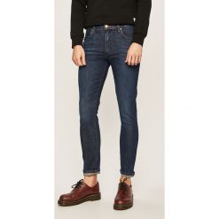 Wrangler - Jeansy Larston. Niebieskie jeansy męskie Wrangler, z bawełny. Za 349.90 zł.