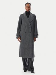 Vero Moda Płaszcz zimowy Eva 10348666 Szary ciemny Regular Fit. Szare płaszcze damskie Vero Moda, na zimę, l, bez wzorów, z syntetyku, bez kołnierzyka, bez kaptura. Za 359.99 zł.