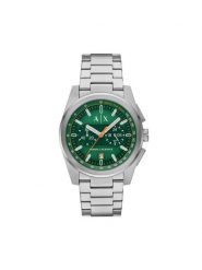 Armani Exchange Zegarek Parker Chronograph AX2862 Srebrny. Szare zegarki męskie Armani Exchange, bez wzorów, srebrne. Za 759.99 zł.