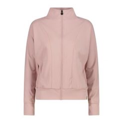 Kurtka damska z zamkiem i wysokim kołnierzem CMP. Czerwone kurtki sportowe damskie CMP, bez wzorów, bez ramiączek, bez kaptura, trekkingowe. Za 290.50 zł.