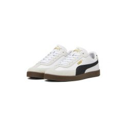 Buty damskie sportowe sneakersy Puma CLUB II ERA. Czarne obuwie sportowe damskie Puma, bez wzorów, z materiału, bez zapięcia, trekkingowe. Za 216.99 zł.