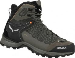 Buty trekkingowe męskie Salewa Mtn Trainer Lite Mid Gtx. Szare trekkingi męskie Salewa, na zimę, z materiału, za kostkę, bez zapięcia. Za 1,087.00 zł.