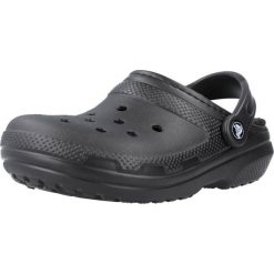 Sandały CROCS CLASSIC LINED CLOG Czarny. Czarne sandały męskie Crocs, bez wzorów, z gumy, bez zapięcia. Za 228.10 zł.