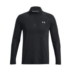 Bluza rozpinana 1/4 Under Armour Stripe. Czarne bluzy męskie Under Armour, bez wzorów, sportowe, bez ramiączek, bez kaptura. Za 318.00 zł.