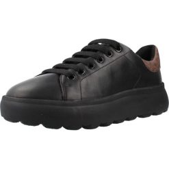 Buty GEOX D SPHERICA EC4 1 Czarny. Czarne obuwie trekkingowe damskie Geox, ze skóry, bez zapięcia. Za 451.99 zł.