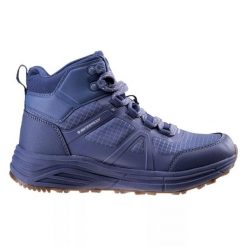 Buty Hi-tec Granise Mid Wp Wo's 92800442369 niebieskie. Niebieskie obuwie trekkingowe damskie z materiału, bez zapięcia. Za 386.39 zł.