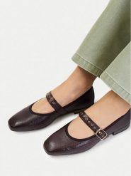 Lasocki Baleriny CEO-RST-ROMI-96 Brązowy ciemny. Brązowe balerinki damskie Lasocki, bez wzorów, ze skóry, bez obcasa, bez zapięcia. Za 199.99 zł.