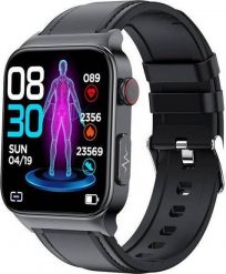 Smartwatch Active Band E500 Czarny. Czarne zegarki smartwatch Active Band, bez wzorów. Za 249.99 zł.