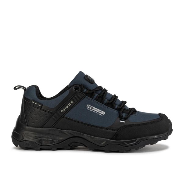 Buty męskie trekkingowe DK PREDATOR LOW SOFTSHELL. Czarne trekkingi męskie DK, z materiału, bez zapięcia. Za 169.00 zł.