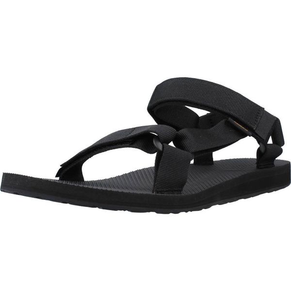 Sandały TEVA 1004010 Czarny. Czarne sandały męskie Teva, bez wzorów, z materiału, klasyczne, bez zapięcia. Za 219.99 zł.