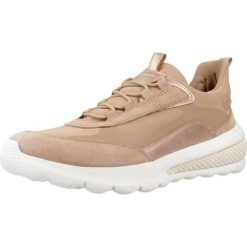 Buty GEOX D SPHERICA ACTIF Rose. Czerwone obuwie trekkingowe damskie Geox, ze skóry, bez zapięcia. Za 301.99 zł.