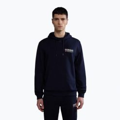 Bluza męska Napapijri B-Kasba H. Niebieskie bluzy męskie Napapijri, m, bez wzorów, bez ramiączek, bez kaptura. Za 309.99 zł.