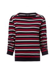 Franco Callegari Bluza Kobiety Bawełna czarny|czerwony, XL. Czarne bluzy damskie Franco Callegari, xl, bez wzorów, z bawełny, eleganckie, bez ramiączek, bez kaptura. Za 199.95 zł.