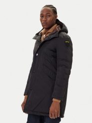 Blauer Parka Faywood 25WBLUK11140 007286 Czarny Regular Fit. Czarne parki męskie Blauer, m, bez wzorów, z syntetyku, bez kołnierzyka, bez kaptura. Za 1,189.00 zł.
