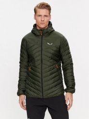Salewa Kurtka puchowa Brenta RDS 27883 Zielony Regular Fit. Zielone kurtki sportowe męskie Salewa, m, bez wzorów, z puchu, bez kaptura, outdoorowe. Za 893.99 zł.