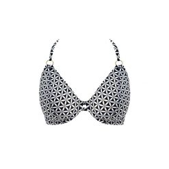 Haut kostiumu kąpielowego z wiązaniem na szyi dla kobiet Freya Koh Tao. Czarne stroje kąpielowe damskie Freya, l, bez wzorów, z tkaniny. Za 235.00 zł.
