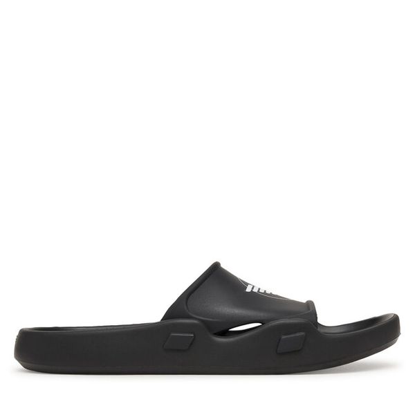 Klapki Emporio Armani. Czarne klapki męskie Emporio Armani, bez wzorów, bez zapięcia. Za 238.99 zł.