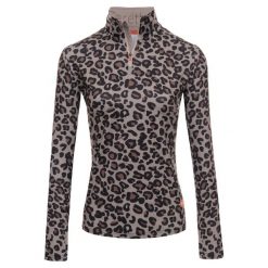 Bluza narciarska Damska Gareth & Lucas Forty-Five. Brązowe bluzy damskie GARETH & LUCAS, na zimę, m, bez wzorów, z elastanu, sportowe, bez ramiączek, bez kaptura. Za 229.99 zł.