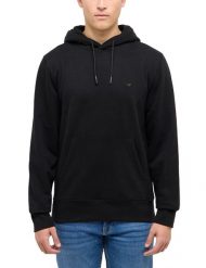 Męska Bluza Nierozpinana Mustang Style Bronson Black 1017549 4142. Czarne bluzy sportowe męskie Mustang, m, bez wzorów, z kapturem. Za 129.99 zł.