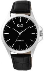 Zegarek męski QQ C36A-015P czarny. Czarne zegarki męskie Q&Q, bez wzorów. Za 129.00 zł.