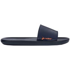 Klapki Rider Speed Slide Ad M 11766-22153 niebieskie. Niebieskie klapki męskie bez wzorów, ze skóry, bez zapięcia. Za 116.35 zł.
