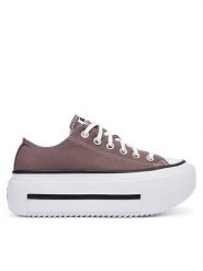 Converse Trampki Chuck Taylor All Star Lift Double Stack A20562C Brązowy. Brązowe trampki i tenisówki damskie Converse, bez wzorów, z materiału, bez zapięcia. Za 399.99 zł.