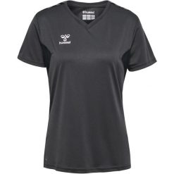 Damski jersey Hummel Authentic. Szare koszulki sportowe damskie Hummel, bez wzorów, z jersey, bez ramiączek, do piłki nożnej. Za 188.00 zł.