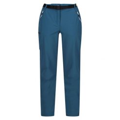 Spodnie turystyczne dla kobiet Regatta Xert III. Niebieskie spodnie sportowe damskie Regatta, na lato, bez wzorów, sportowe, trekkingowe. W wyprzedaży za 347.00 zł.