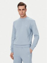 BOSS Bluza Westart 50509323 Niebieski Regular Fit. Niebieskie bluzy męskie Boss, m, bez wzorów, z bawełny, bez ramiączek, bez kaptura. Za 549.99 zł.