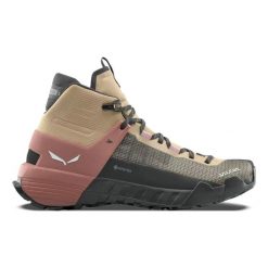 Damskie buty trekkingowe Salewa Wildfire NXT Mid GTX. Brązowe obuwie trekkingowe damskie Salewa, z gore-texu, bez zapięcia. Za 839.00 zł.