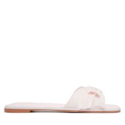 Klapki Aldo. Czerwone klapki damskie Aldo, bez wzorów, bez obcasa, bez zapięcia. Za 249.99 zł.