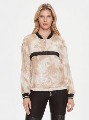 Liu Jo Bluza TA4018 J4623 Beżowy Regular Fit. Brązowe bluzy damskie Liu Jo, s, bez wzorów, z syntetyku, bez ramiączek, bez kaptura. Za 419.99 zł.