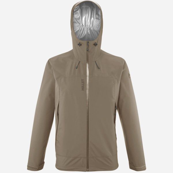 Kurtka z membraną męska MILLET M Mungo Ii Gore-Tex 2.5L ultralekka. Brązowe kurtki męskie Millet, l, bez wzorów, z gore-texu, sportowe, bez kaptura. Za 940.00 zł.