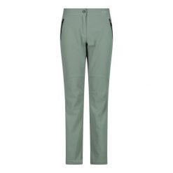 Spodnie damskie turystyczne CMP 30A1456. Zielone spodnie materiałowe damskie CMP, na lato, bez wzorów, sportowe, trekkingowe. W wyprzedaży za 334.55 zł.