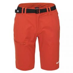 Spodenki męskie trekkingowe Hi-Tec Palmiro 1/2 - czerwone, Rozmiar L. Czerwone szorty męskie Hi-tec, bez wzorów, z elastanu, sportowe. Za 142.99 zł.
