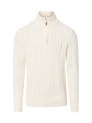 Gant sweter typu troyer z mieszanki wełny jagnięcej Mężczyźni Wełna jagnięca biały, XXL. Białe swetry męskie GANT, m, bez wzorów, z wełny, klasyczne, bez kołnierzyka, bez ramiączek. Za 999.95 zł.