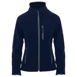 Kurtka Damska Antartida Soft Shell. Brązowe kurtki sportowe damskie ROLY, s, bez wzorów, bez ramiączek, bez kaptura, trekkingowe. Za 158.99 zł.