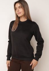 Czarna Bluza Klasyczna z Polarową Podszewką Embri. Czarne bluzy damskie Born2be, l, z aplikacjami, z jeansu, casualowe, bez ramiączek, bez kaptura. Za 49.99 zł.