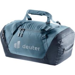 Torba podróżna deuter Duffel. Niebieskie torby podróżne damskie Deuter, bez wzorów. Za 429.99 zł.