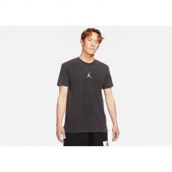 Koszulka sportowa męska Nike Air Jordan Dri-fit. Szare koszulki sportowe męskie Nike, m, bez wzorów, bez ramiączek, dri-fit (nike). Za 209.99 zł.