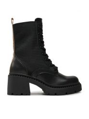 Pepe Jeans Botki Glen West PLS50551 Czarny. Czarne botki damskie Pepe Jeans, bez wzorów, z jeansu, bez obcasa, na słupku, bez zapięcia. Za 529.99 zł.